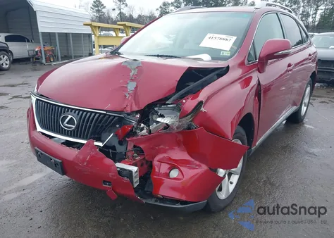 2010 Lexus Rx 350 from USA, damaged, VIN 2T2BK1BA5AC055075